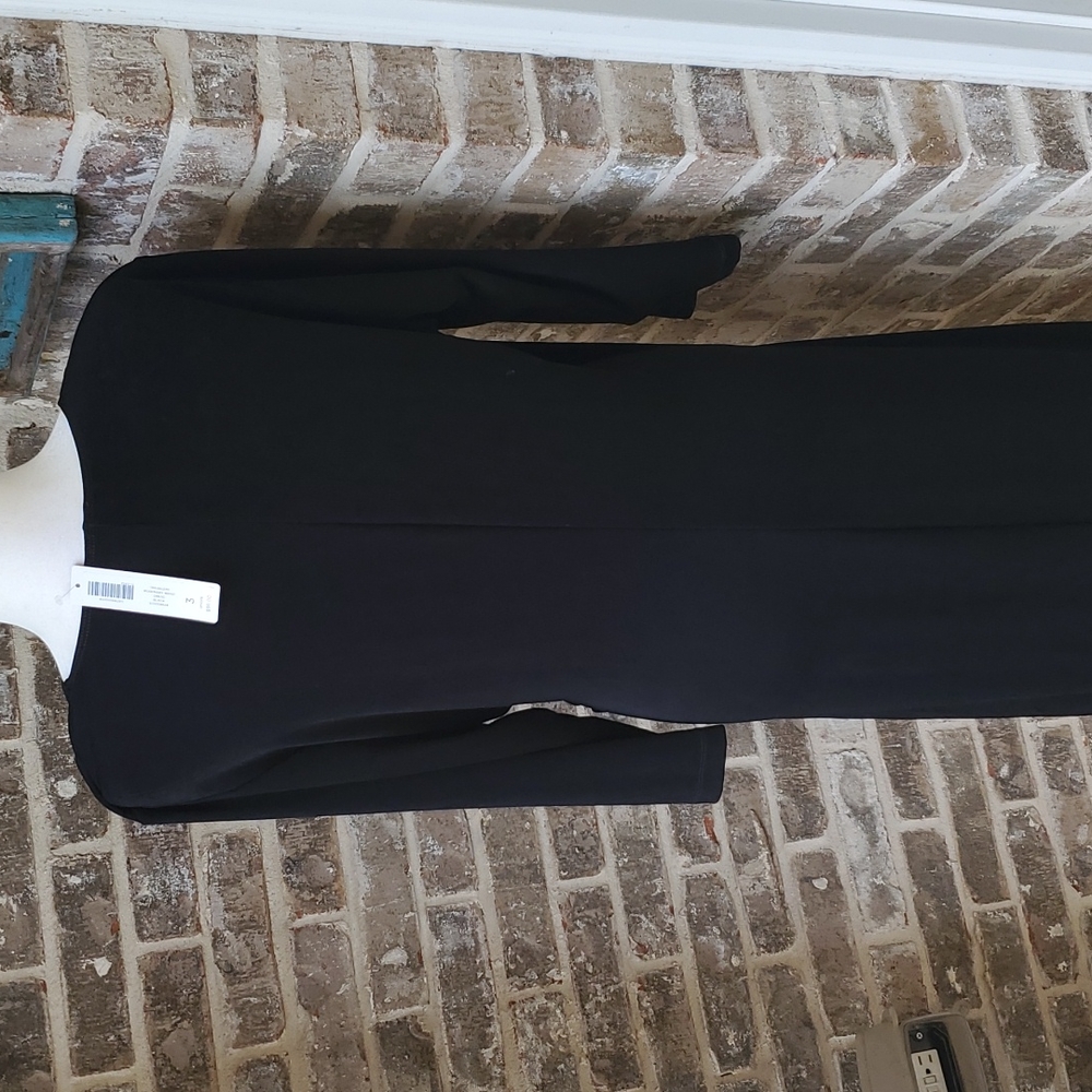 NWT! Chico's Black Rosemary Black Flattering Wrap Dress - Picture 5 of 6